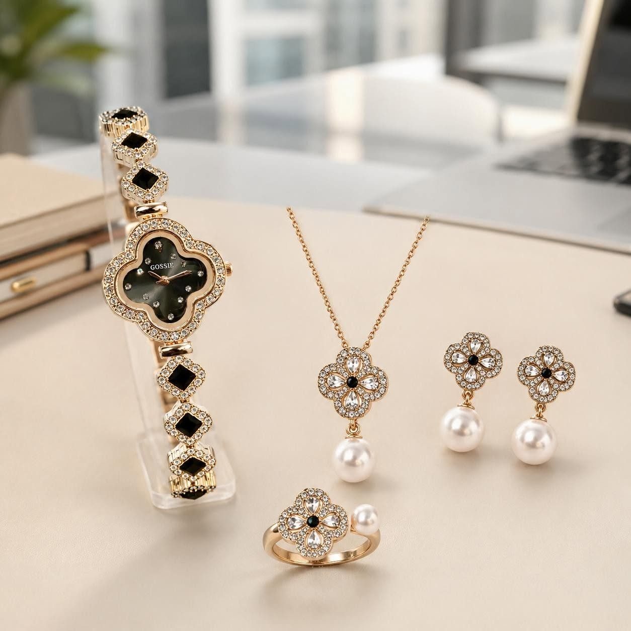 Set Cỏ Bốn Lá Đen Tứ Diệp - ảnh 3