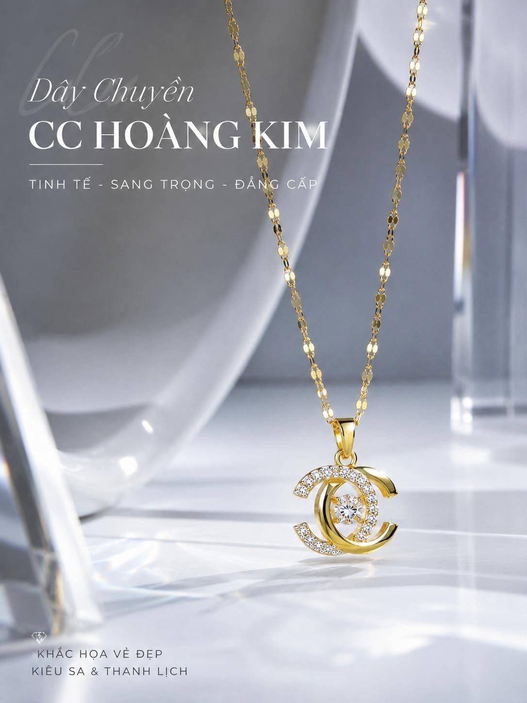 Dây Chuyền CC Hoàng Kim