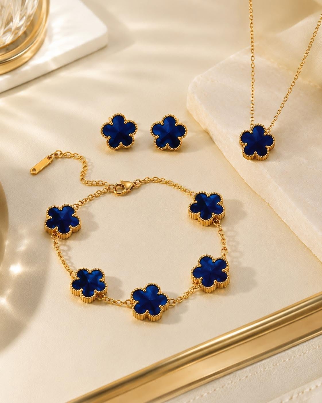 Set Cỏ Bốn Lá Bầu Trời Sao Xanh Thẫm - ảnh 3