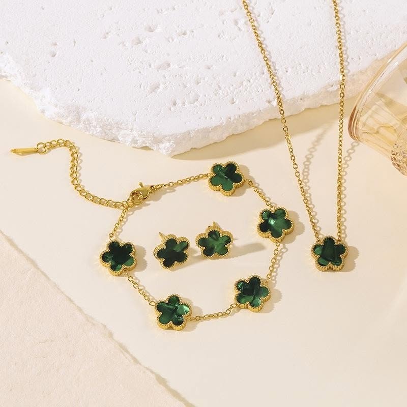 Set Cỏ Bốn Lá Xanh Huỳnh Quang - ảnh 2